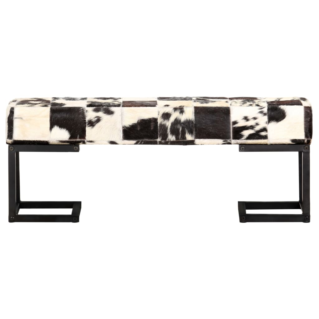 Banc en cuir de chèvre