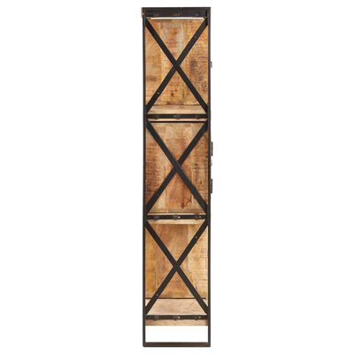 Bibliothèque en bois de manguier solide