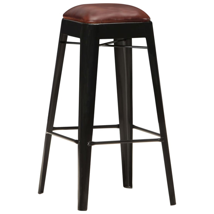 Tabourets de bar 4 pcs en Cuir
