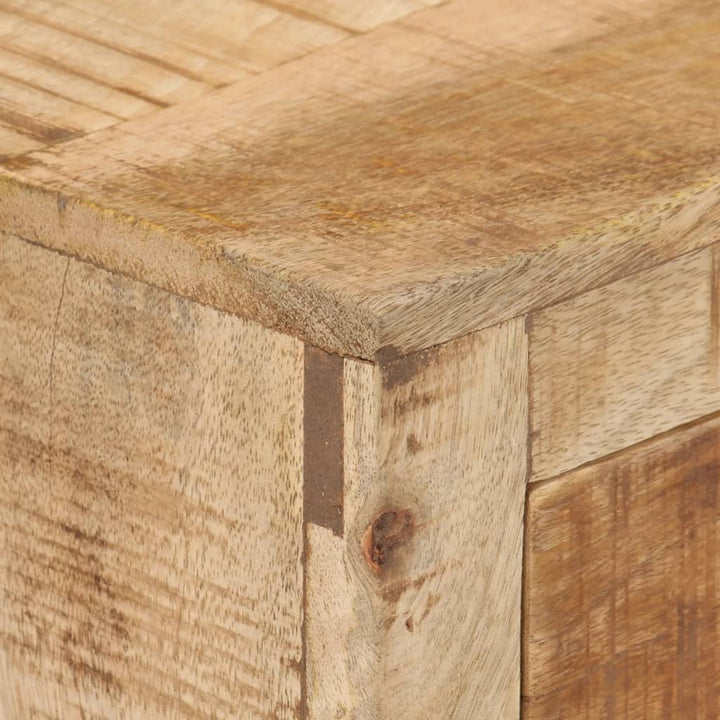 Table de chevet en bois de manguier massif