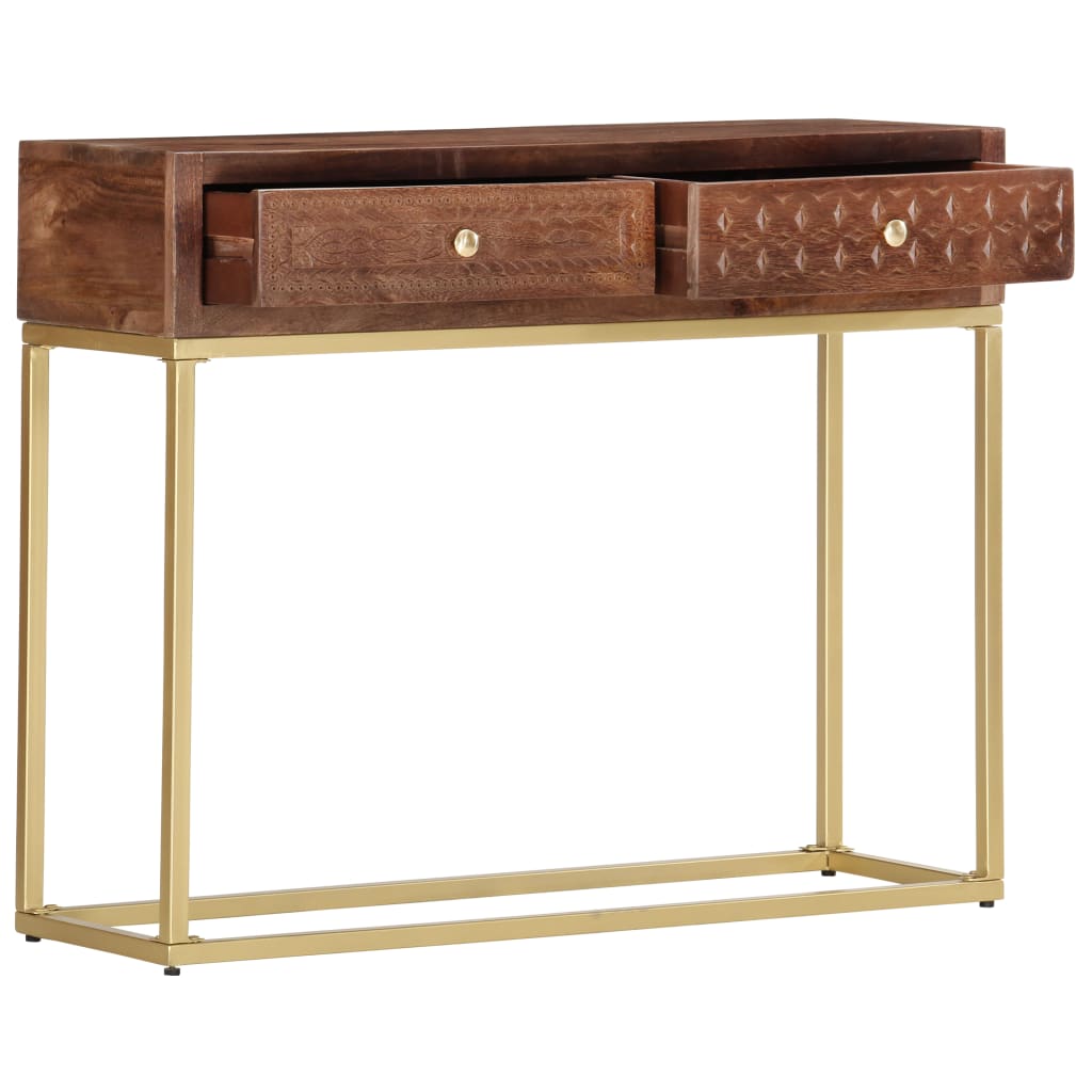 Console en bois de manguier massif
