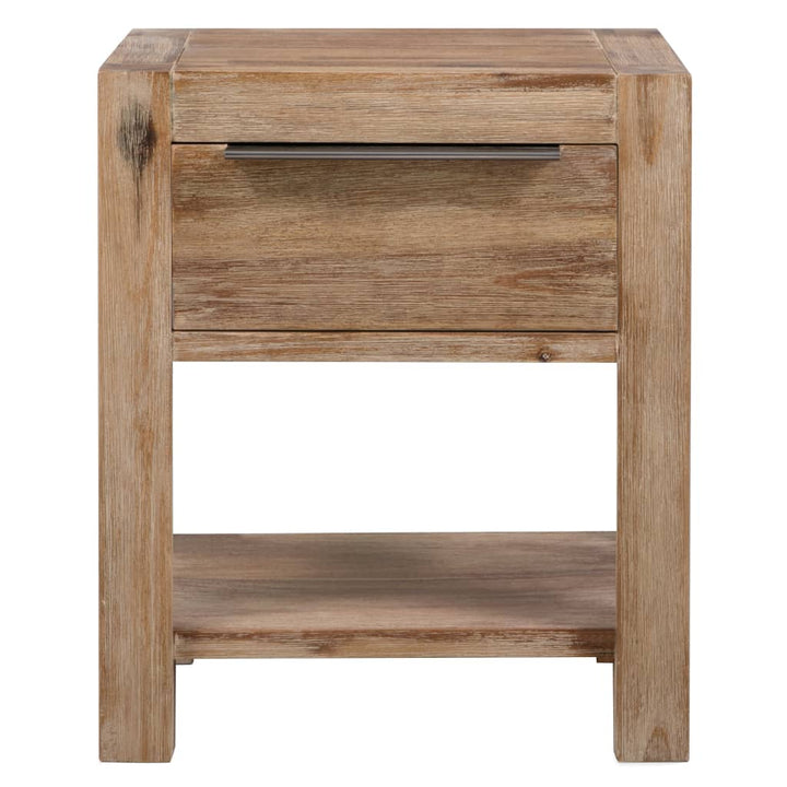 Tables de chevet 2 pcs en bois d&