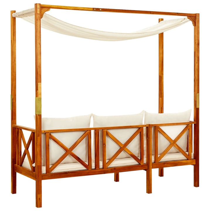 Banc avec avent en bois d&