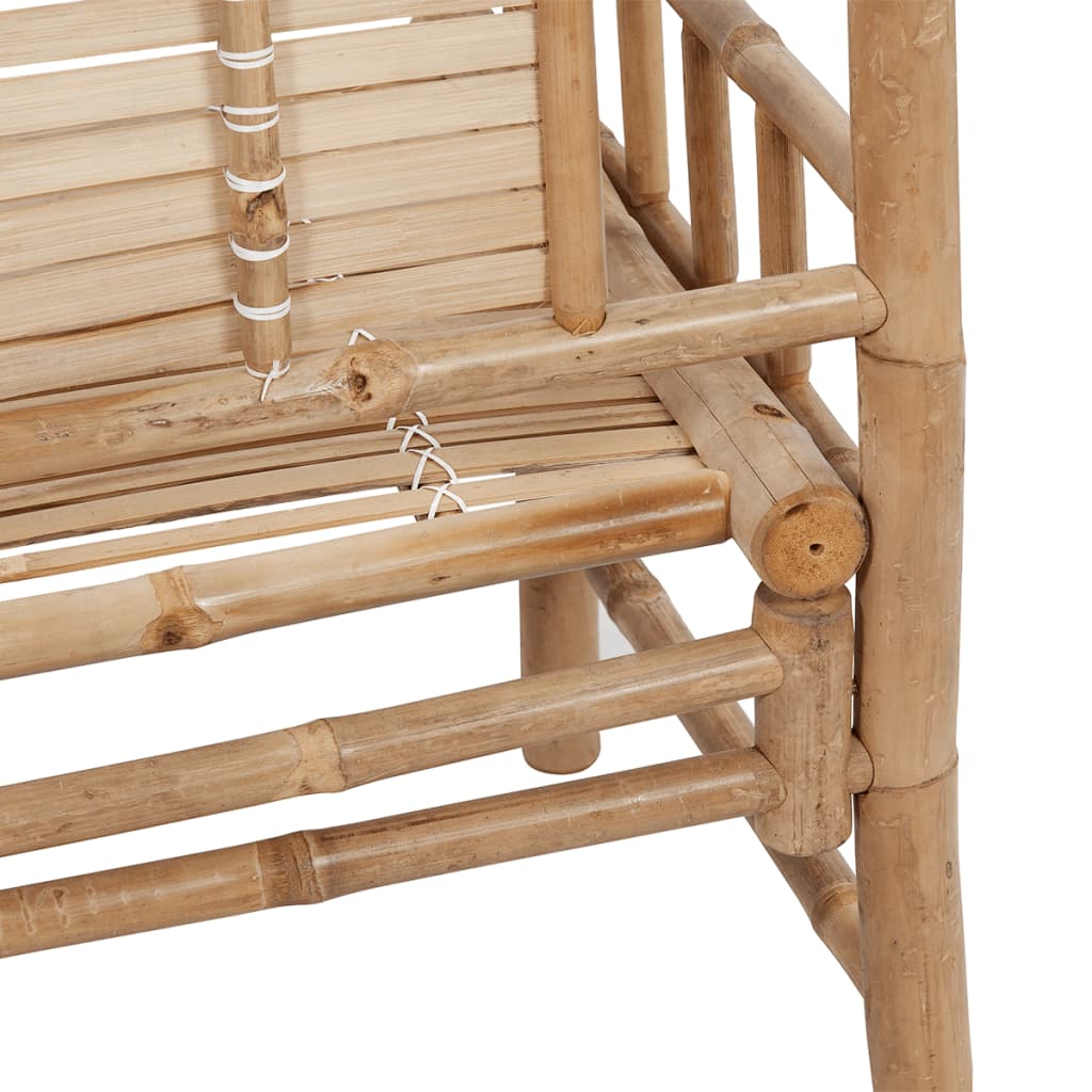 Banc de jardin en bambou