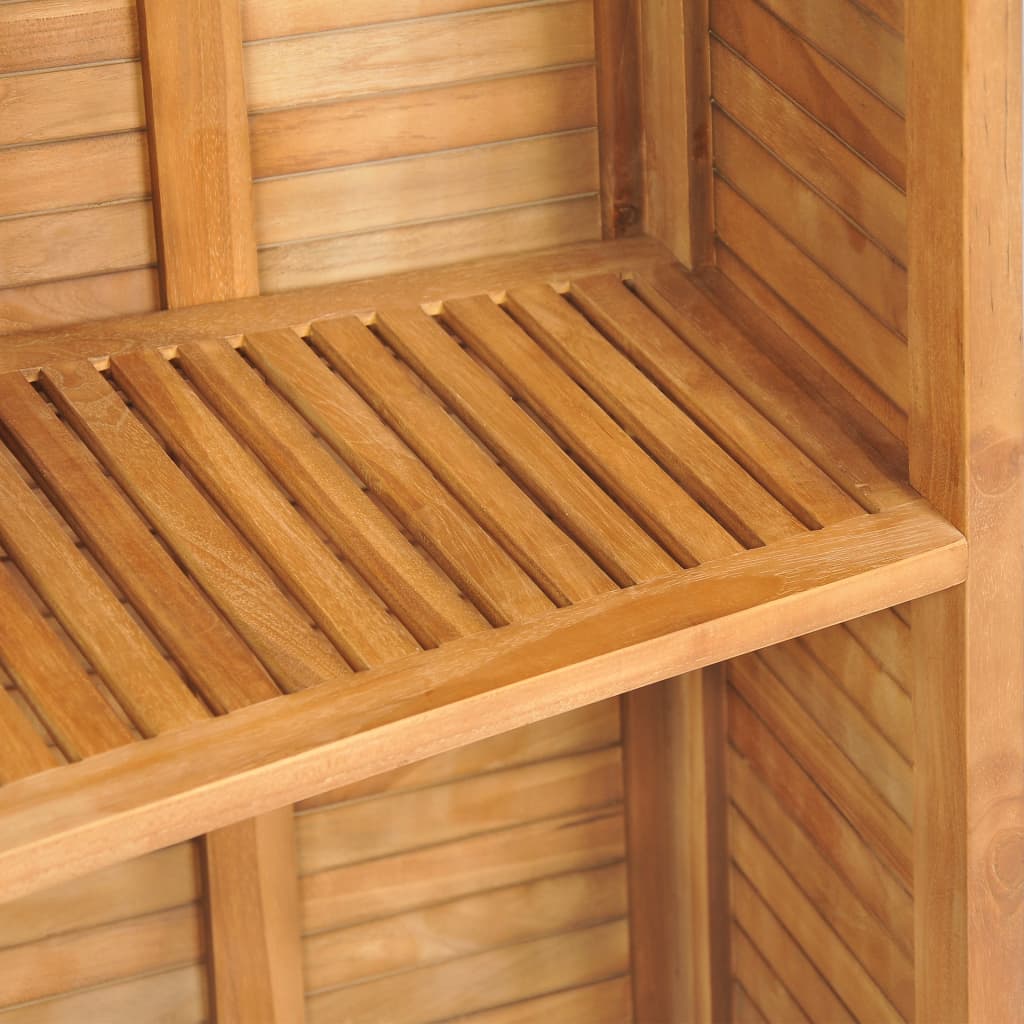 Table pliable de bar en bois de teck