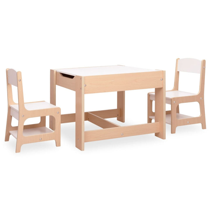 Table (craie) + 2 chaises