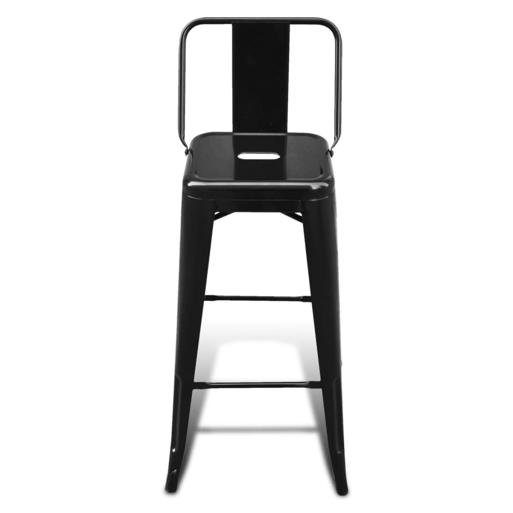 Tabourets de bar 2 pcs en acier
