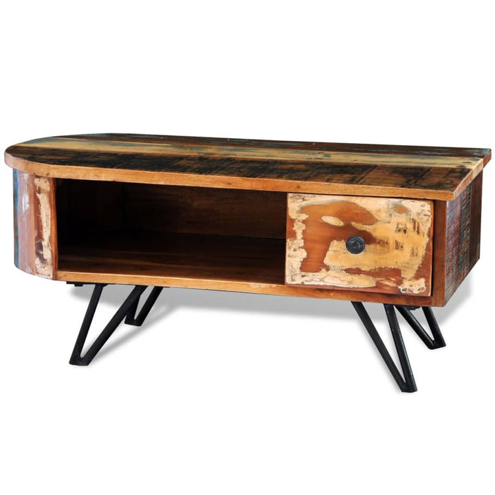 Table basse en bois de récupération