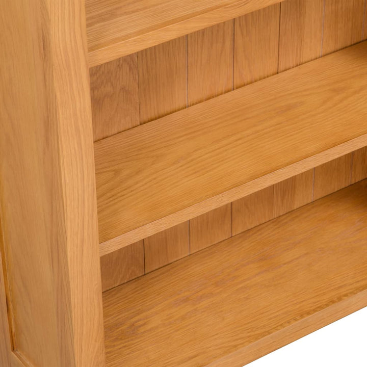Bibliothèque en bois de chêne massif