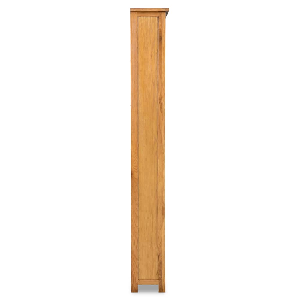 Bibliothèque en bois de chêne massif