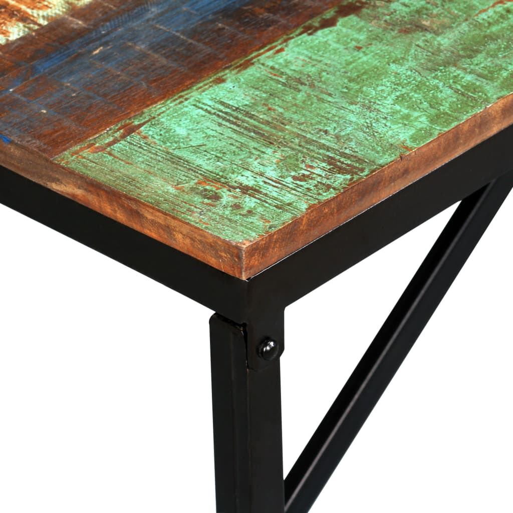 Banc en bois de récupération