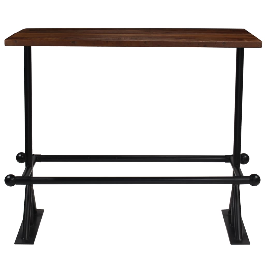 Mobilier de bar 7pcs en bois de récupération