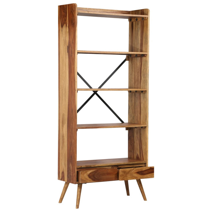 Bibliothèque en bois massif de sesham