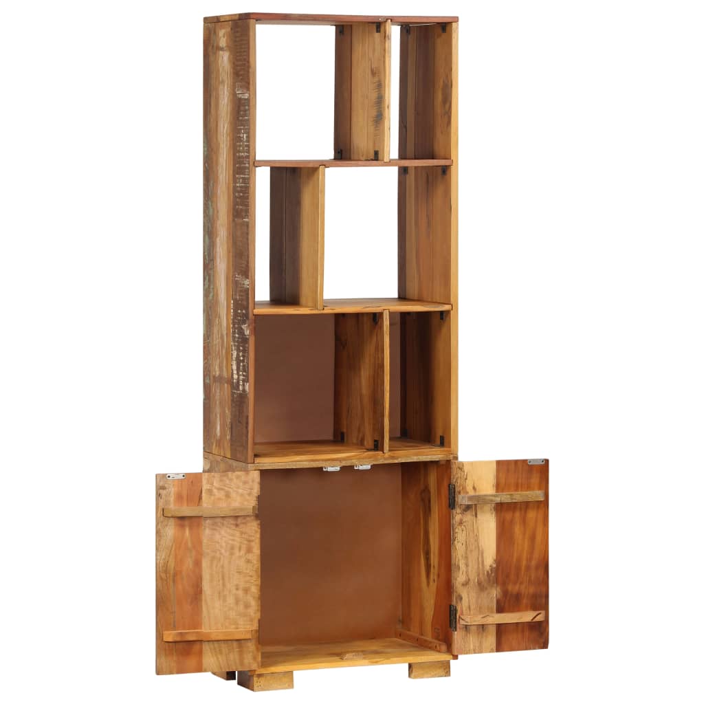 Bibliothèque en bois de récupération