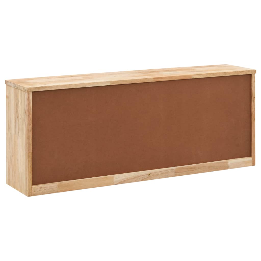 Banc de rangement de chaussures en bois de noyer massif