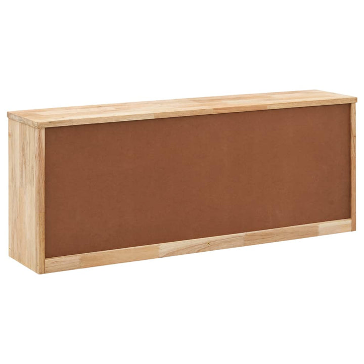 Banc de rangement de chaussures en bois de noyer massif