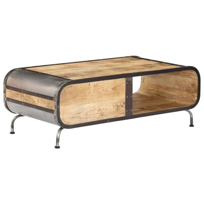 Table basse en bois de manguier massif
