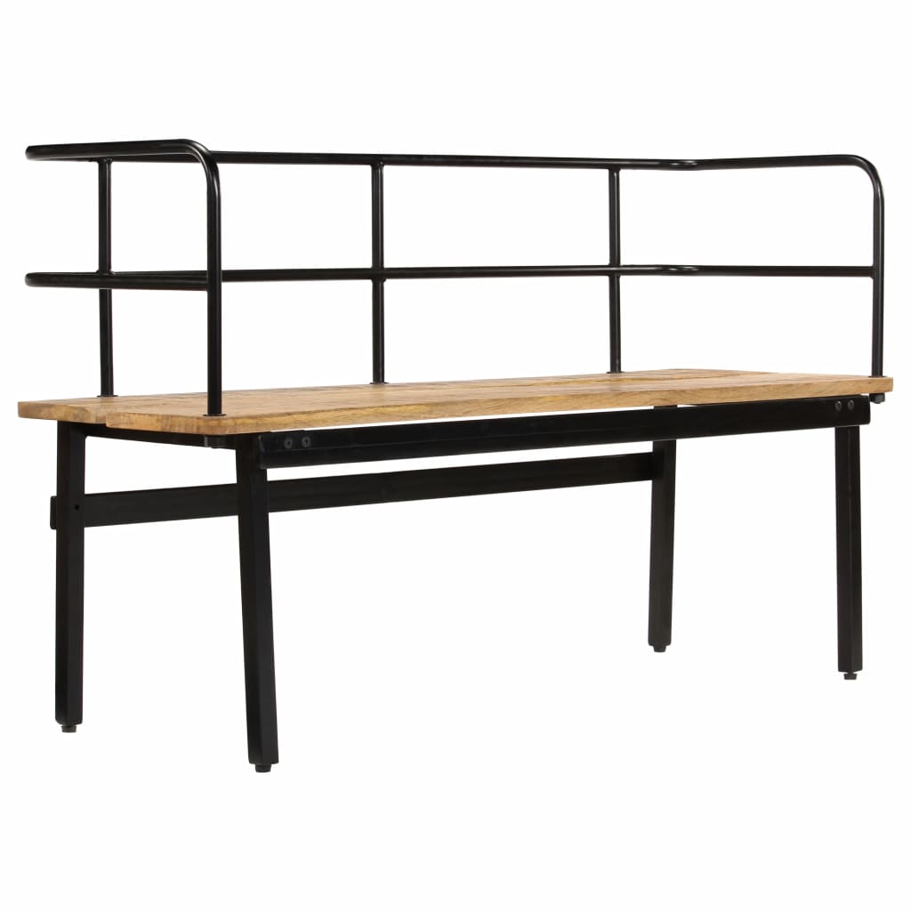 Banc en bois de manguier massif