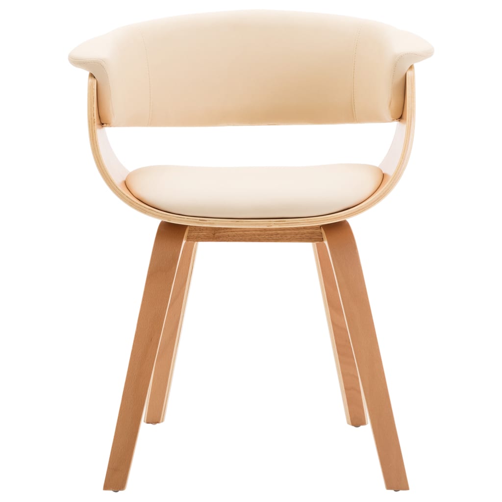 Chaises bois courbé et simili cuir