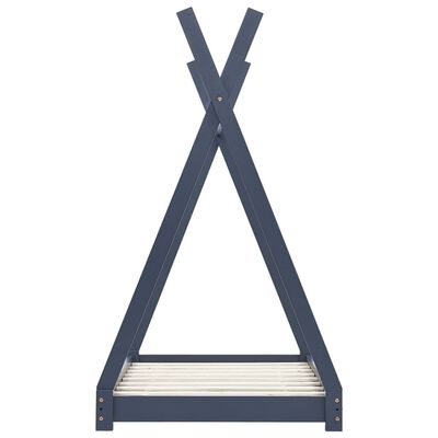Lit tipi pin massif