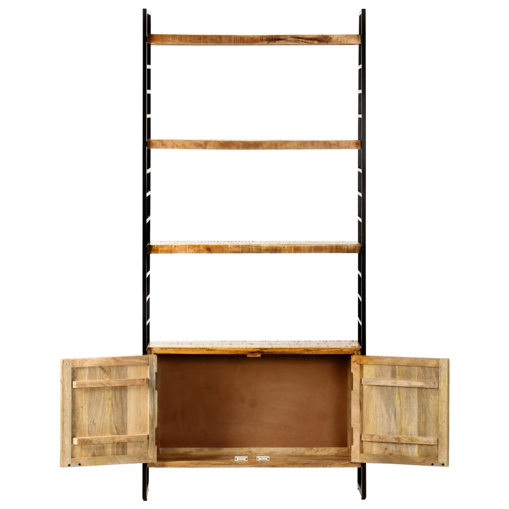 Bibliothèque en bois de manguier