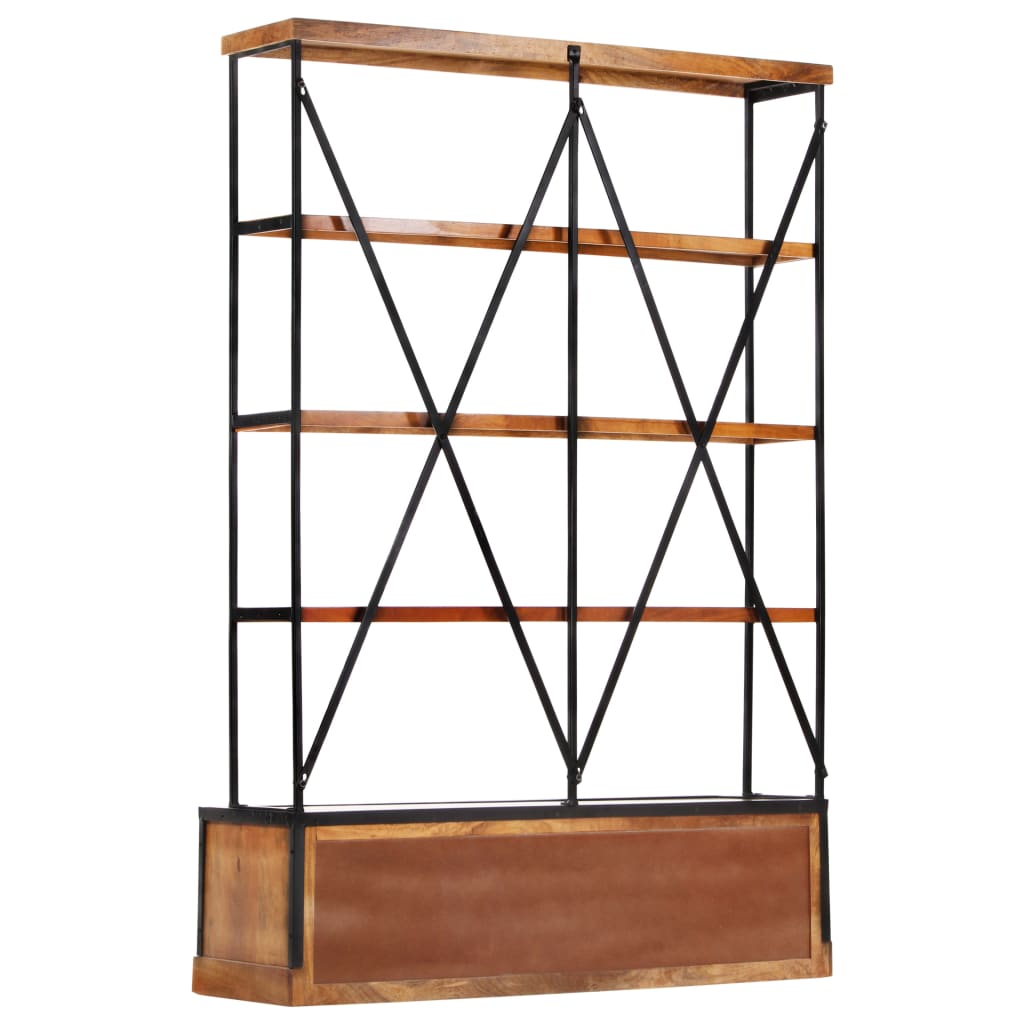 Bibliothèque en bois de manguier