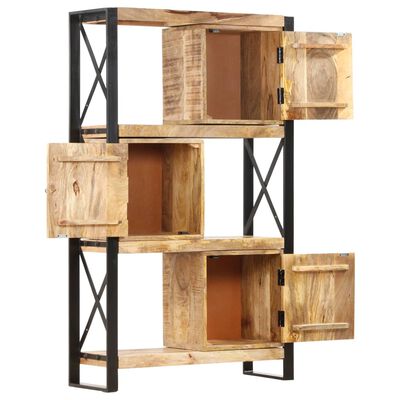 Bibliothèque en bois de manguier solide