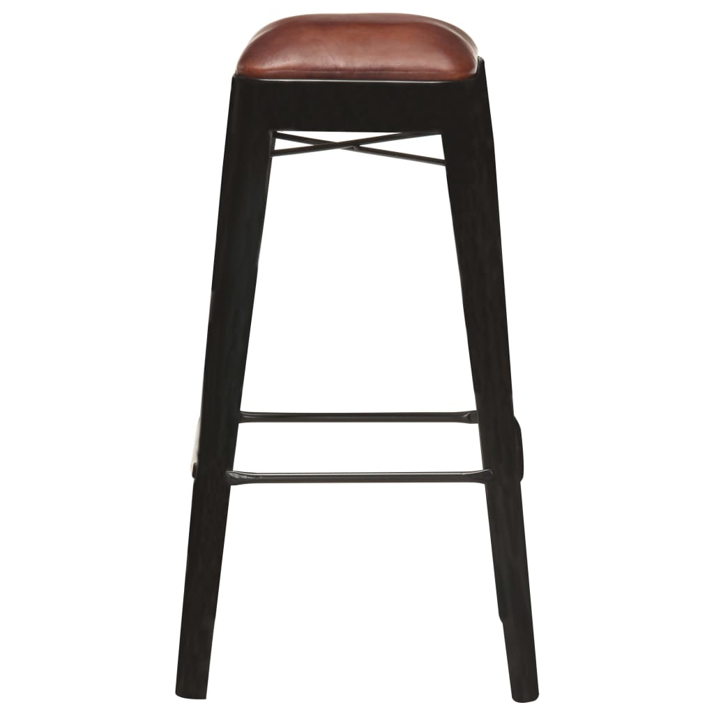 Tabourets de bar 4 pcs en Cuir