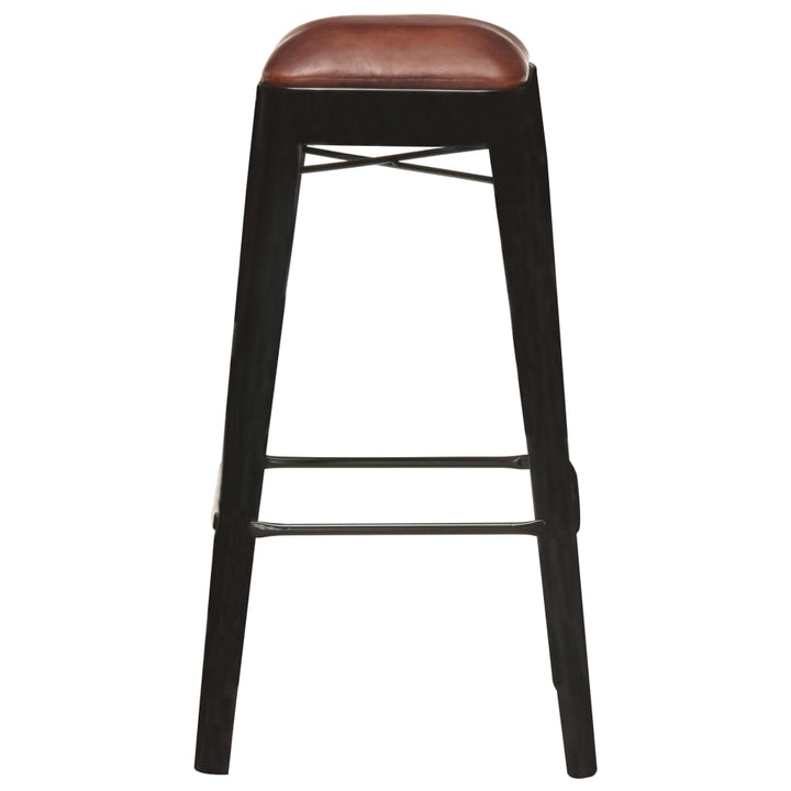 Tabourets de bar 4 pcs en Cuir