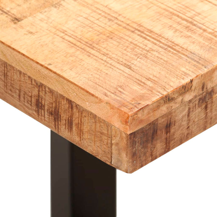 Banc en bois de manguier brut massif
