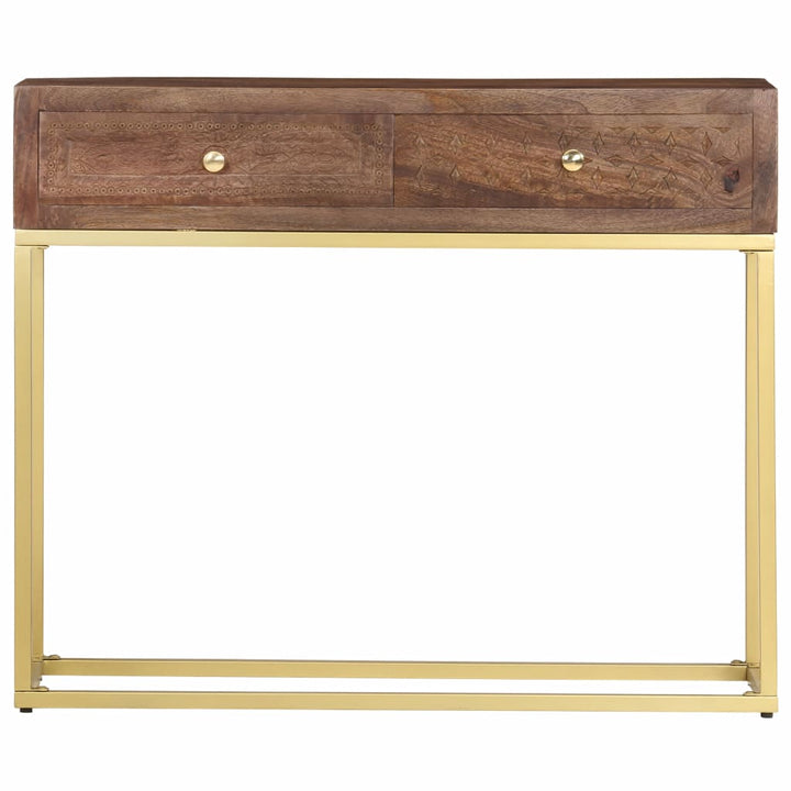 Console en bois de manguier massif