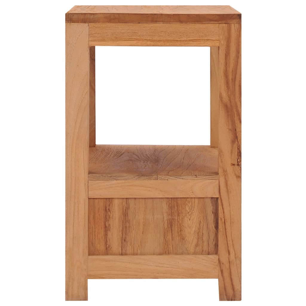Table de chevet en bois de teck solide