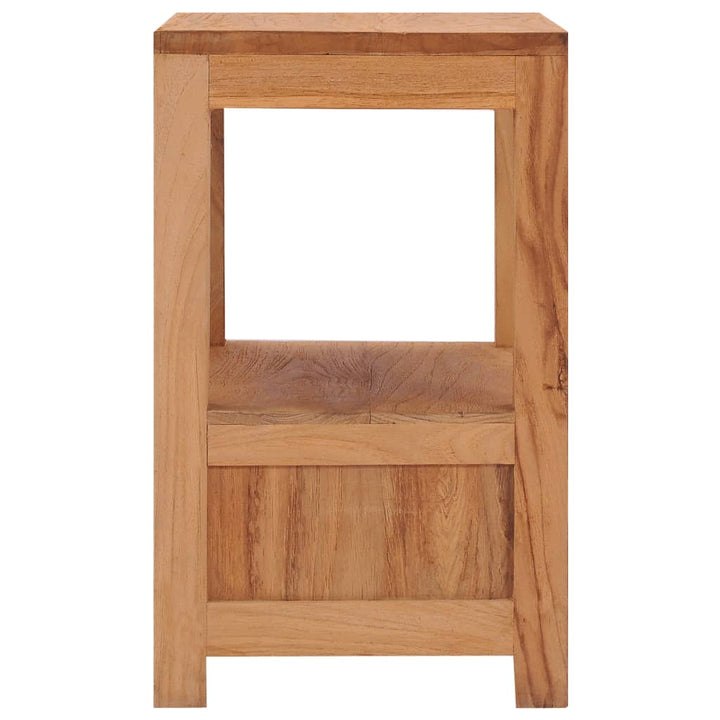 Table de chevet en bois de teck solide