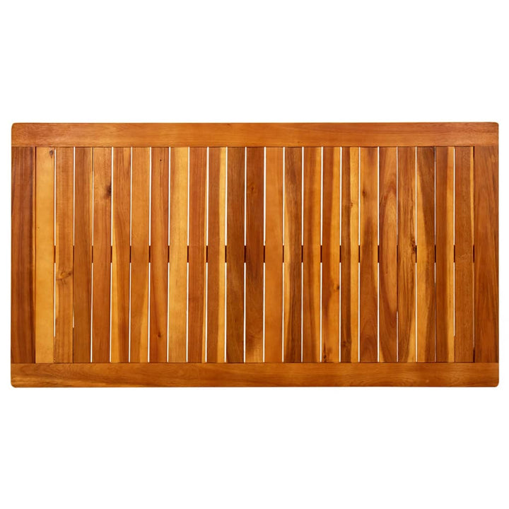 Table basse de jardin en bois d&