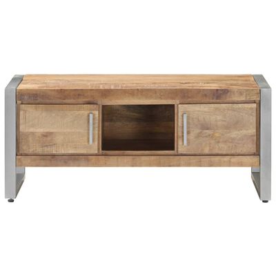 Table basse en bois de manguier brut