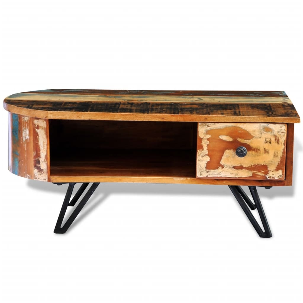 Table basse en bois de récupération