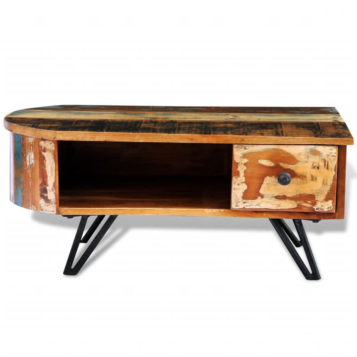 Table basse en bois de récupération