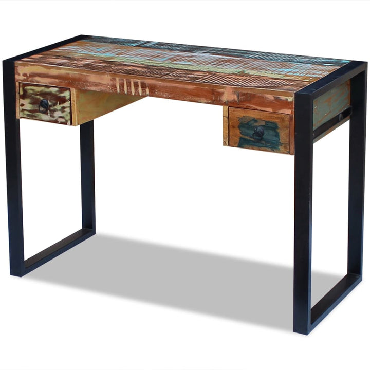 Bureau en bois de récupération