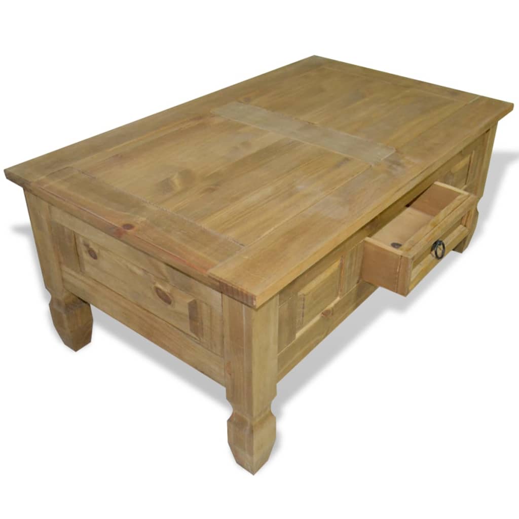 Table basse Pin mexicain