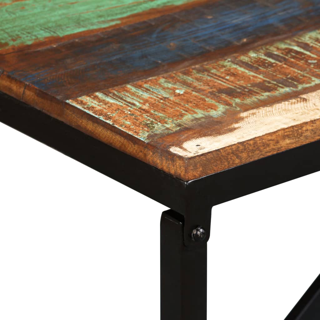 Banc en bois de récupération