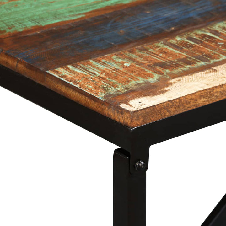 Banc en bois de récupération