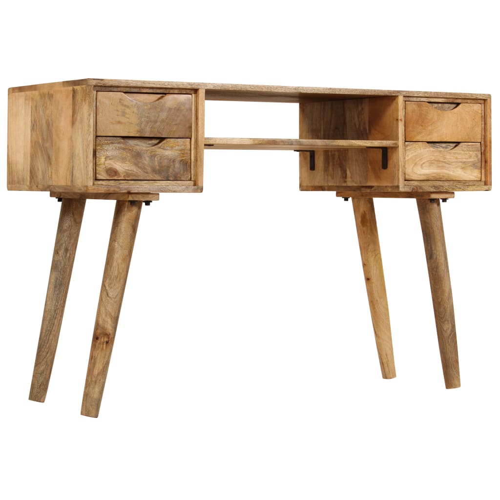 Bureau en bois de manguier massif
