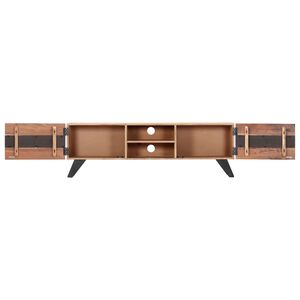 Meuble TV 140 x 30 x 45 cm Bois d&