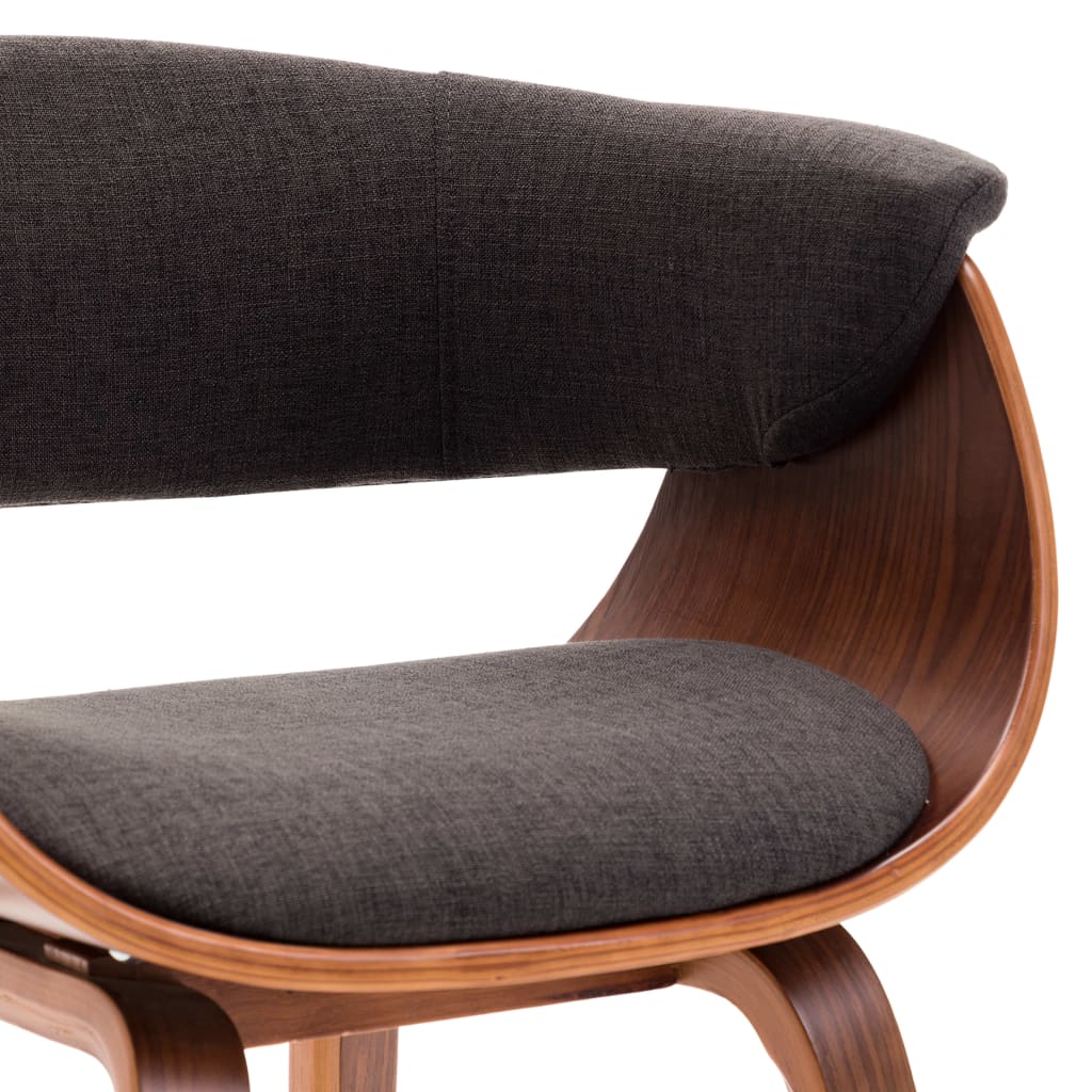 Chaises bois courbé et tissu
