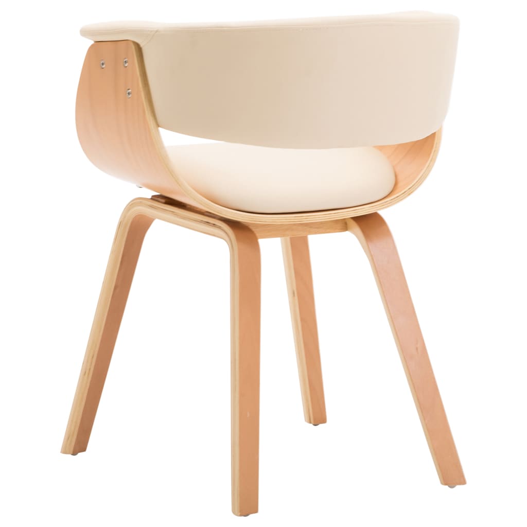 Chaises bois courbé et simili cuir