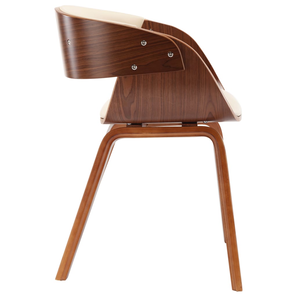 6 chaises courbées de salle à manger