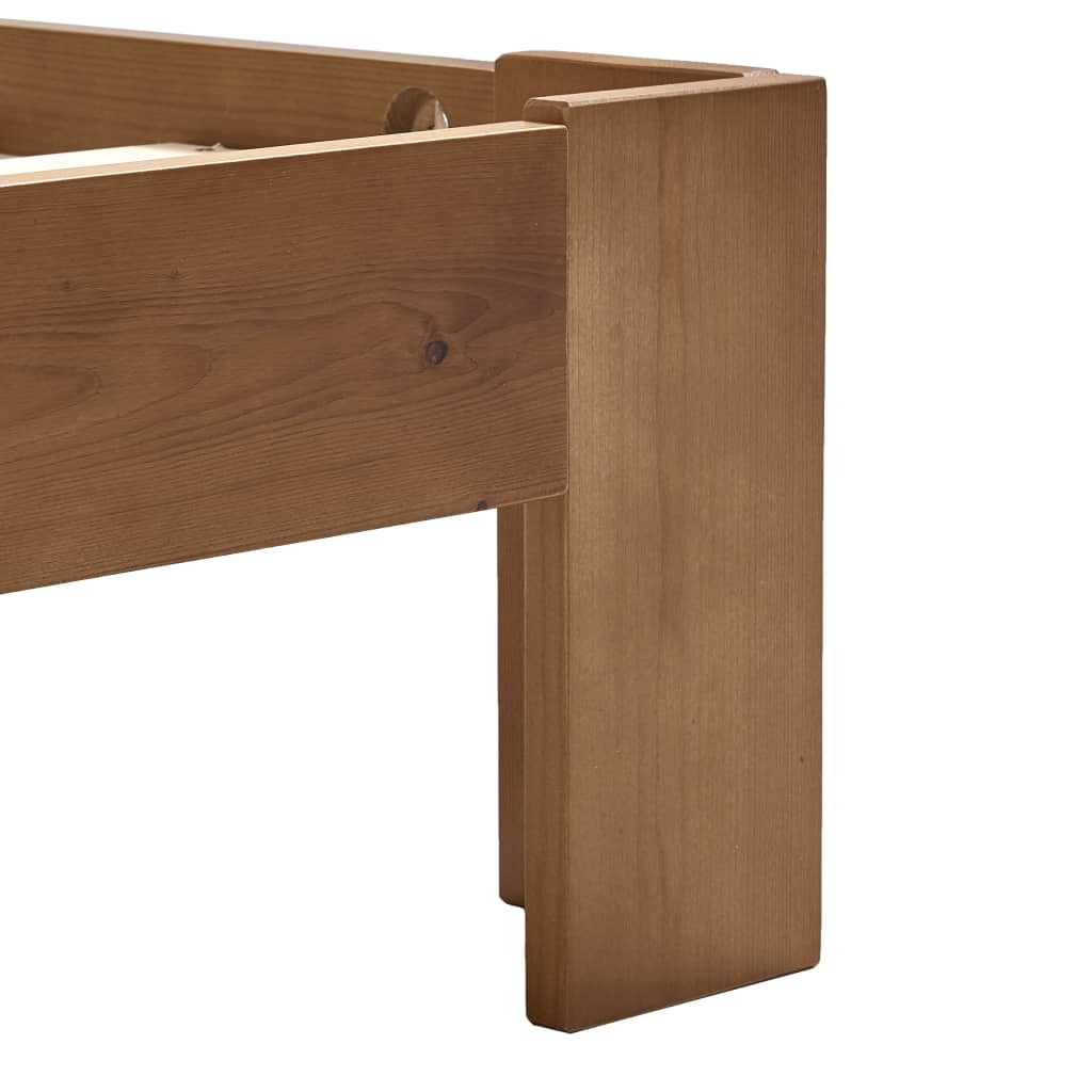Lit en bois de pin massif