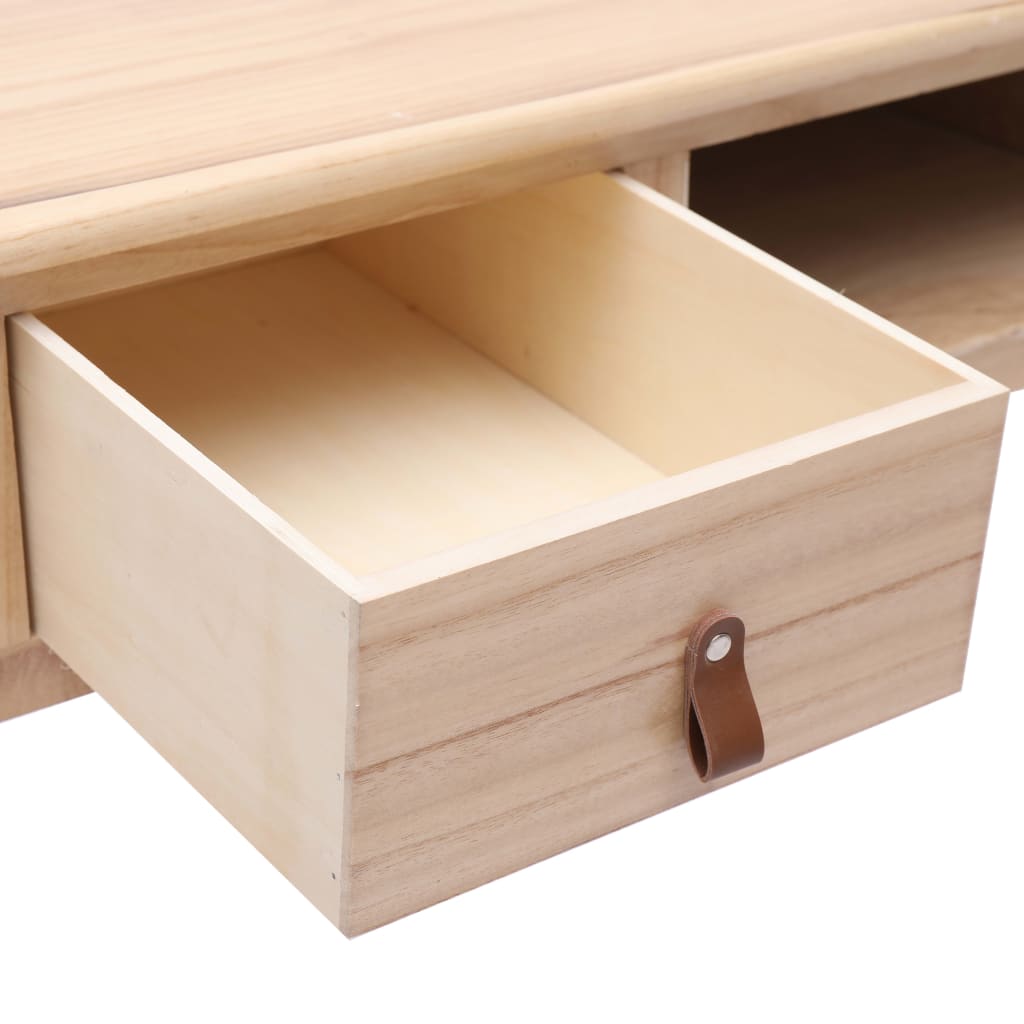Bureau en bois de paulownia