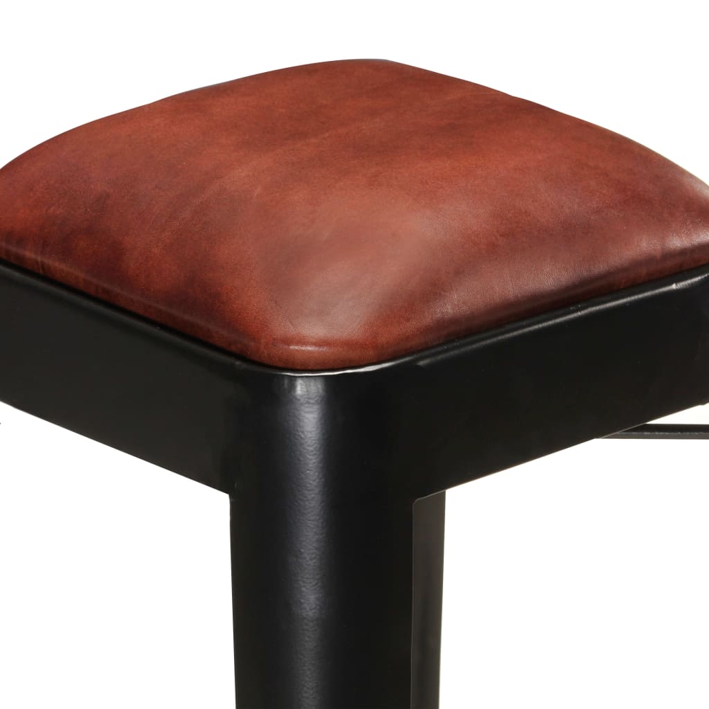 Tabourets de bar 4 pcs en Cuir