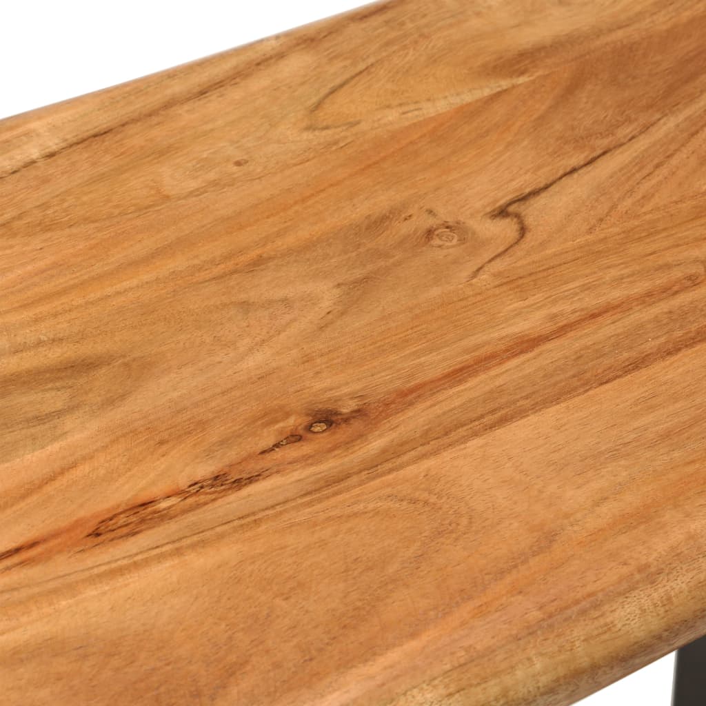 Banc en bois d&